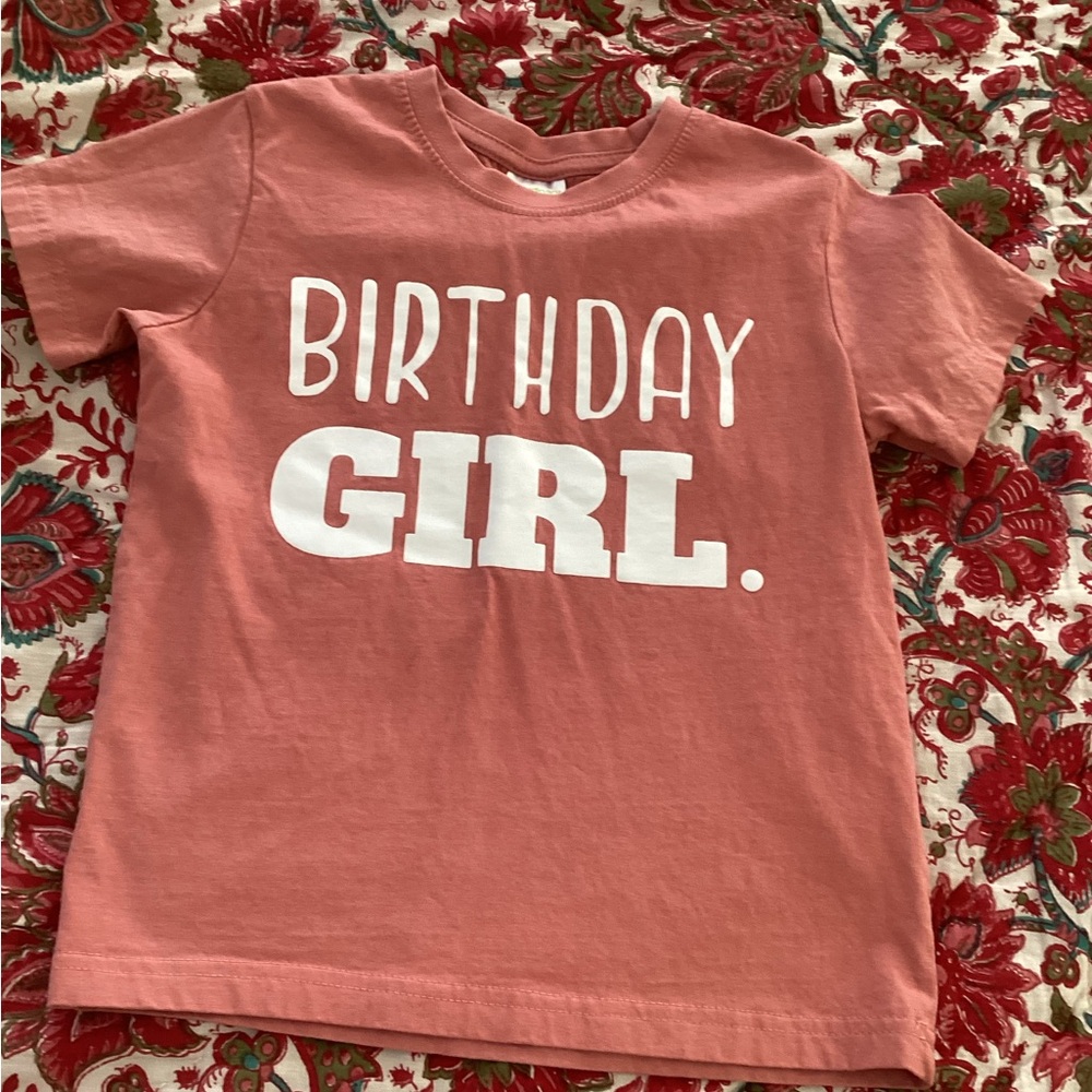 Birthday Girl Pink colored tone T-Shirt